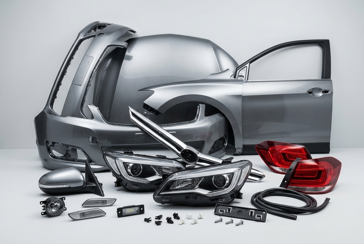Кузов и оптика автомобиля: фары, бамперы, крылья, зеркала, стёкла