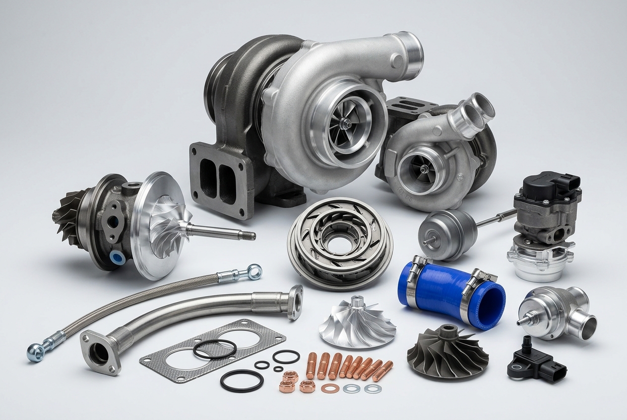 Турбокомпрессоры, картриджи, актуаторы турбин